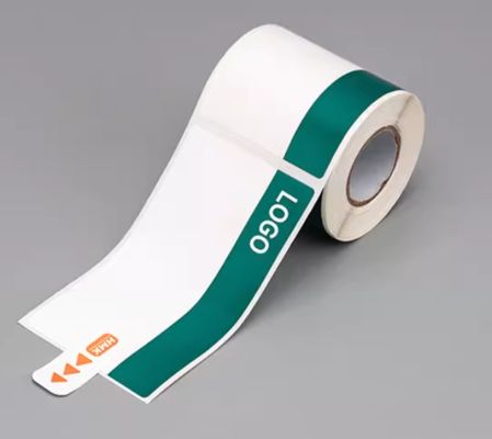 Green Print label tape SR50-80-200 50mm*90mm 200pcs Sign Sticker supplier