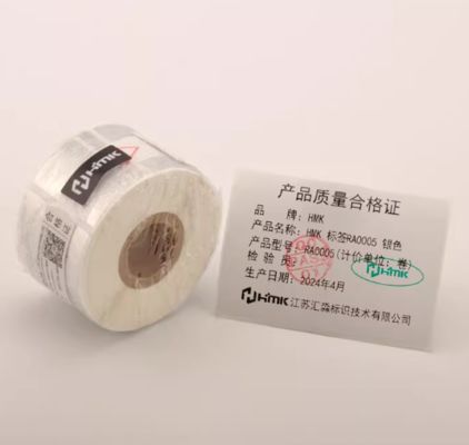 Silver Print label tape RA-0005 40*24mm Sign Sticker supplier
