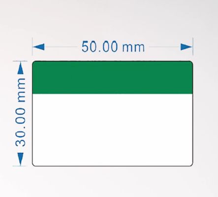 White Print label tape GE-3050W 30mm*50mm Sign Sticker supplier