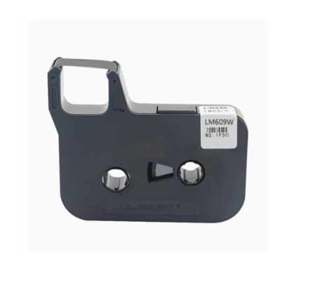 LM-609B white 9mm label tape cassette for L-MARK Electronic Lettering Machine tube printer supplier