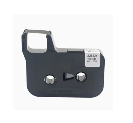 LM-612Y Yellow 12mm label tape cassette for L-MARK Electronic Lettering Machine tube printer supplier