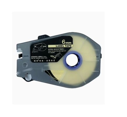 LB-906Y 6mm yellow label tape cassette For Canon LB C-960T / 920T / 980T Electronic Lettering Machine tube printer supplier