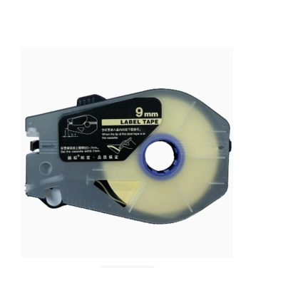 LB-909Y 9mm yellow label tape cassette For Canon LB C-960T / 920T / 980T Electronic Lettering Machine tube printer supplier