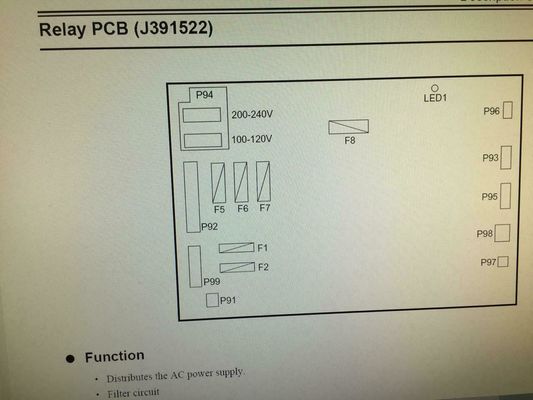 NORITSU Minilab Spare Part J391522 J391522-00 Relay P.C.B. supplier