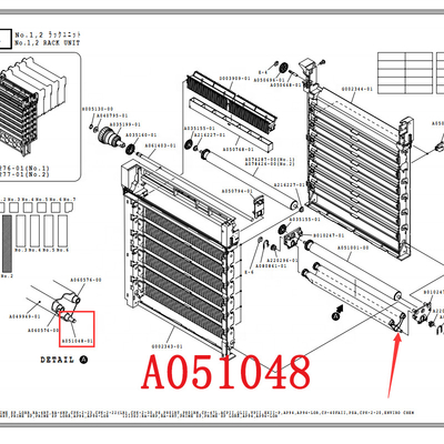 A051048-01 A051048 Turn Roller for QSS Noritsu qss32/37 minilab made in CHina supplier