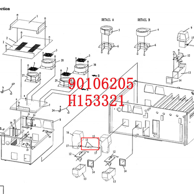 90106205 H153321 Drying temperature sensor for QSS Noritsu 24PRO Minilab Machine supplier