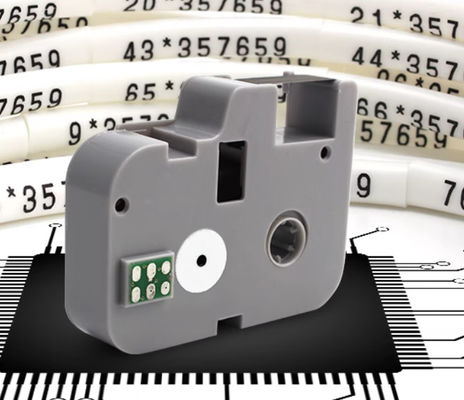 black label tape for YP500 600 Electronic Lettering Machine, Cable ID Printer,Wire Marker
