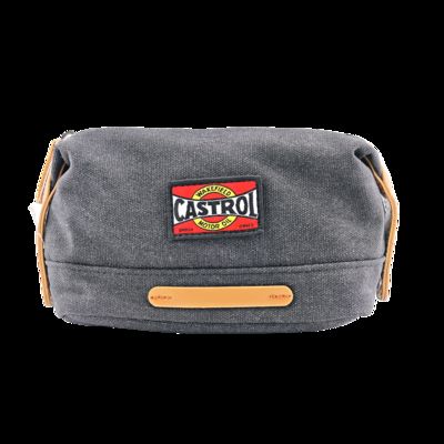 CR-016 Travel Leather Case Custom Small Cosmetic Bag with Zipper Closure Fashion Style Pink Makeup Bag